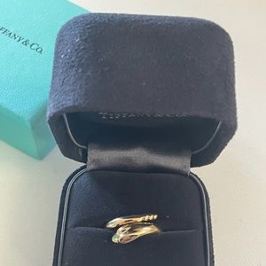 18k Yellow Gold Tiffany & Co. Elsa Peretti Snake Ring
